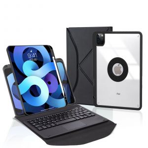 Etui Avec Clavier Bluetooth Azerty Pour Apple Ipad 11 2025 - Housse Coque Rotative De Protection Avec Keyboard New Apple Ipad 11 A16 - Accessoires Tablette Pochette Xeptio - Neuf