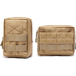 SJZG-Pochette Edc Sac Tactique Militaire Sacoche Ceinture Tactique Poche Molle Sac Banane Pour Randonn&eacute;e Jeu De Guerre Cs Camping - Neuf