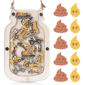 1 Ensemble De Pot De R&eacute;compense Pour Les Enfants Tableau De R&eacute;compense De Classe Camion R&eacute;compenses D'apprentissage De La Propret&eacute; Sur Le Th&egrave;me De L'oc&eacute;an Tableau De Comportement A - Neuf