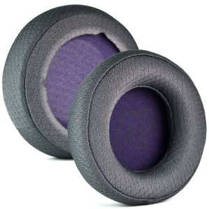 Coussinets de rechange pour casque Plantronics BackBeat GO600 GO605,tissu maill&eacute;,mousse &agrave; m&eacute;moire de forme plus douce,Violet - Neuf