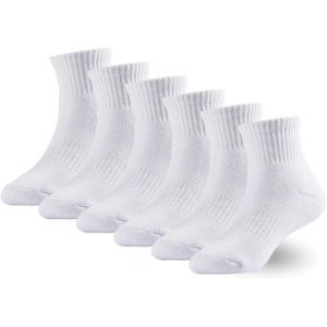 Kalanka-Chaussettes Pour Gar&ccedil;ons Et Filles, Pack De 6 Paires De Chaussettes &Eacute;paisses Et Rembourr&eacute;es En Coton Pour Le Sport Et La Course &Agrave; Pied. - Neuf
