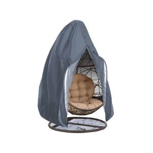 Housse imperm&eacute;able pour fauteuil ?uf 115 x 190 cm, tissu Oxford gris - Neuf