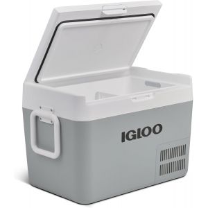 CHECARZHN--NO1-I 32 Glacière À Compresseur 32 Litres, 12/24 V Et 230 V, Mini-Réfrigérateur -18 °C À 20 °C Pour Voiture, Camion, Bateau, Camping-Car Et Pr De Courant. - Neuf