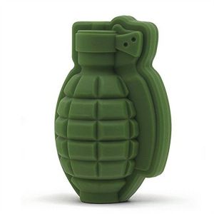 Lot De 2 Bacs À Glaçons En Silicone En Forme De Grenade, Moules À Glaçons 3d, Moules À Gâteaux, Moules À Glace En Silicone Pour Whisky, Scotch, Cocktails, Café, Jus De Fruits Et Sodas - Neuf