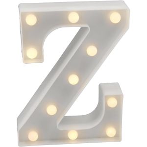 - Lettres Led Avec Lumières, Lettre Z Avec Lumière Chaude Pour Décoration Et Ambiance, Éclairage De Nuit De Chevet, Anniversaires, Mariages, Vitrines. Fonctionnant Sur Batterie - Neuf