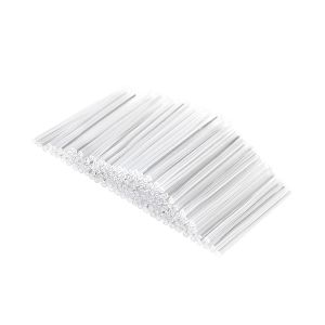 25mm 1.5mm OD Smoove Fibre Optique Manchons 2 Extrémités Pré-rétréci Fibre Optique Fusion Épissure Tube Protecteur Transparent Chaleur Rétractable Tuyau 200pcs - Neuf