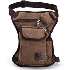 SJZG-Toile Drop Leg Sac Pour Hommes Femmes Taille Ceinture Tactique Militaire Poche Moto &Eacute;quitation V&eacute;lo Voyage Tactique &Agrave; L'Ext&eacute;rieur Sports Bum Fanny Pack - Neuf