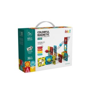 Grandes Plaques Magnetiques, Blocs De Construction, Jouets Educatifs Varies, Tuyaux Magnetiques, Rails Colores, Billes - Neuf