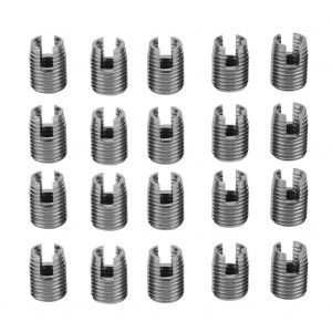 1 jeu d'inserts filetes autotaraudeurs a 3 trous en acier inoxydable SUS303 de type 302 (n¡ã 3) - Neuf