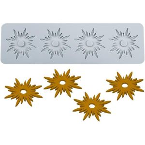 Ayuhr-Tapis Dentelle Moule En Silicone 3d En Forme De Étoile À Sept Branches Pour Chocolat, Bonbons, Fondant, Décoration De Cupcakes, Desserts - Neuf