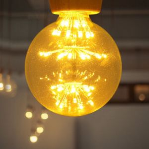 HJLIAN Ampoule LED E27 220 V retro, decorative pour interieur, restaurant, pub, bar (G80) - Neuf