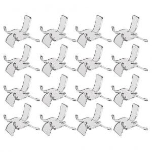 24 Pcs Cadre Photo Support Cristal Ornement Support Baseball Présentoirs Support De Chevalet En Plastique Supports De Plaque Acrylique - Neuf