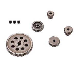 diff&eacute;rentiel diff&eacute;rentiel principal engrenage droit en m&eacute;tal 64T 17T 21T 26T engrenage moteur RC pi&egrave;ce de voiture pour HSP 1/10 RC voiture Tr - Neuf