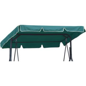Ulteronixshop-Toit De Rechange Pour Balancelle Canop&eacute;e Pour Balancelle De Jardin Balan&ccedil;oire Soleil Toit R&eacute;sistant Au Soleil Taille 210 X 145 Cm Vert 101 - Neuf