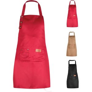 ERYI-Tablier De Cuisine Pour Homme Et Femme Avec Poches - Convient À Grande Taille - Résiste À L'Eau - Neuf