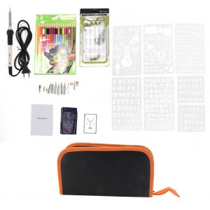 Ensemble de 71 stylos a bois electriques, fer a souder, pyrogravure, peinture (prise UE blanche 220 V) - Neuf