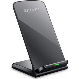 Kal-Chargeur Qi Sans Fil Pour Téléphone Portable, Chargeur Rapide Pour Téléphone Iphone Samsung Certifié Qi Noir - Neuf