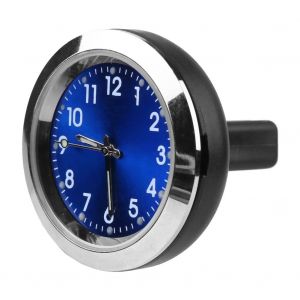 Horloge d'aromatherapie pour interieur de voiture, clip de sortie d'air, jauge, montre electronique, recharge de parfum, bleu - Neuf