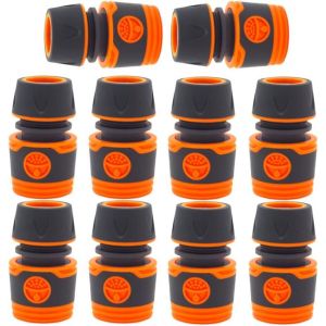 NouvelHorizonstore-Lot de 10 raccords de tuyau d'arrosage 1/2" - Raccord rapide - Pour lavage de voiture et raccord de tuyau - Neuf