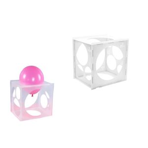 Bo&icirc;te pliable de mesure de ballons avec 11 trous pour mesurer la taille des ballons - Neuf