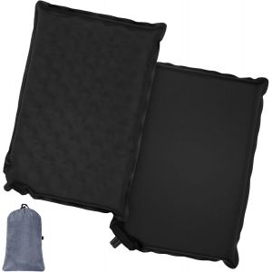 Acdsgd-Coussins Si&egrave;ge Gonflable, Coussin D&iquest;Assise Automatique Avec Sac, Coussin De Stade - &Eacute;tanche Portable Et L&eacute;ger - Anti-D&eacute;chirure Et Usure, Pour Camping La Maison Coussin De Concert&iquest;Noir&iquest; - Neuf