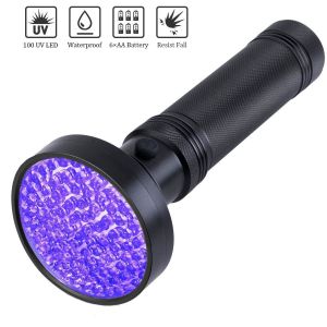 Lampe UV violette, 100 lampes, lampe de détection d'agent fluorescent, lampe UV - Neuf
