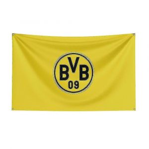 Drapeau Du Borussia Dortmund Born Pretty 3x5 En Polyester Imprime, Banniere De Sport De Course Pour Decoration - Neuf