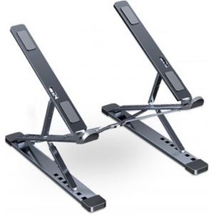 1 Pcs Gris Réglable en Alliage d'Aluminium support d'ordinateur Portable pour Tablette, Support de Table Notebook Stand Support de Bureau tapis de Refroidissement pour ordinateur Portable Titulaire - Neuf