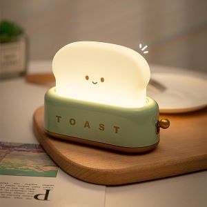 Jolie Veilleuse Pour Toast &iquest; Lampe De Nuit &Agrave; Intensit&eacute; Variable Rechargeable Par Usb Avec Minuterie Portable Pour Chambre &Agrave; Coucher, Lampe De Chevet Pour B&eacute;b&eacute;, Adolescent, Fille, Gar&ccedil;on - Neuf