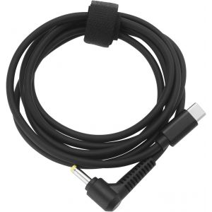 KAL-C&acirc;ble De Charge Coud&eacute; Rond M&acirc;le De Type C M&acirc;le Vers Dc 4,0 X 1,7 Mm C&acirc;ble De Charge D'Alimentation 12 V 36 W Pour Routeur 12 V Ordinateur Portable Cam&eacute;ra Bo&icirc;tier Tv C&acirc;ble Convertisseur (1,5 M) - Neuf