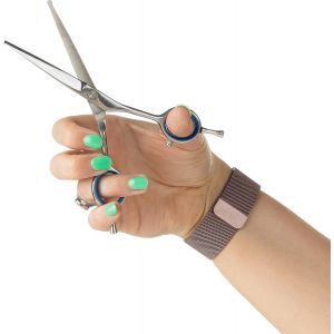 Jgd-Doodle, Chien, Chiot, Ciseaux Pour Visage Et Pattes, Lames Semi-Convexes Tranchantes Et Durables, Vis De Tension R&eacute;glable Pour Le Contr&ocirc;le Et La Pr&eacute;cision Du Visage Et Des Zones D&eacute;licates, 14cm - Neuf