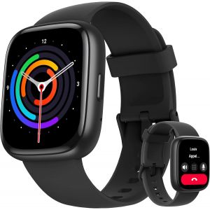 Kalinco Montre Connectée Hommes Femmes Avec Alexa, 1,83"" Écran Smartwatch, Appels Bluetooth, Étanche Ip68, 110+ Sportif/Fréquence Cardiaque/Spo2/Sommeil/Pression Pour Ios Et Android - Neuf