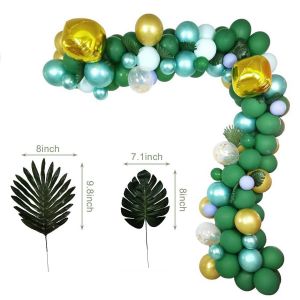 Noël Party Decorations 167 Ballons Noel Verts Or Ballon en Aluminium Gonflable Père Noël Arbre de Noël Béquille Bonhomme de Neige pour Anniversaire Décoration de Noël fête - Neuf