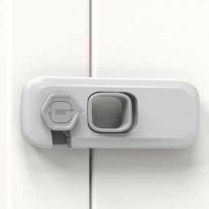 Gris 5pcs De Sécurité Enfant Sur Les Portes De Placard, Serrure De Sécurité - Neuf