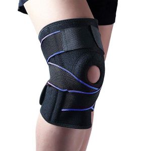 Genouillères De Compression Ergonomiques À Rotule Ouverte Pour Le Sport Et La Récupération - Conception Respirante, Offrant Un Bon Maintien Et Soulageant La Douleur - Neuf
