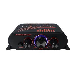 AK170 Amplificateur de puissance audio de taille compacte Amplificateur de son portable pour ampli de haut-parleur de voiture et de maison - Neuf