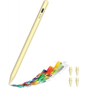 Stylet pour iPad 2018-2024, Pencil pour iPad avec Charge Rapide & Adsorption Magn&eacute;tique, Stylo pour iPad Pro 11""/12,9"" (3-6e)/13""/M4, iPad Air 3-5e/11 M2, iPad 6-10e, iPad Mini 5/6e - Neuf
