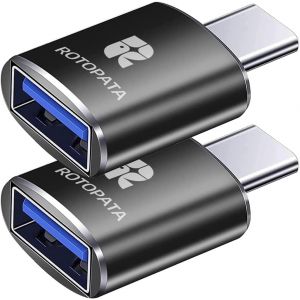 THEF-2 Pièces Adaptateur USB C vers USB 3.0, Adaptateur USB Type-C vers USB Femelle OTG, Compatible avec Les Appareils de Type C tels Que Les Macbook et Les Téléphones Mobiles - Neuf