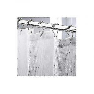 180 * 210cm Rideau de douche gaufré extra long,rideaux de douche en tissu robuste avec gaufrage tissé hôtelier Rideaux de douche de salle de bain de qualité hôtelière - Neuf
