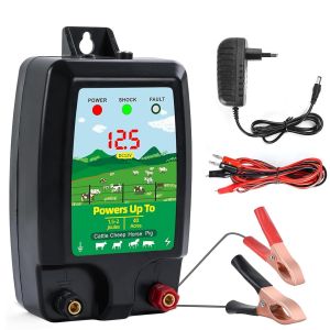 Vornixorsarlshop10km Cl&ocirc;ture &Eacute;lectrique, Cl&ocirc;ture &Eacute;lectrique Pour B&eacute;tail, Animaux, &Eacute;lectrificateur De Cl&ocirc;ture &Eacute;lectrique, Haute Puissance, Protection Parfaite Pour Les P&acirc;turages - Neuf