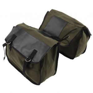 Sacoche De Siege Arriere De Velo Portable, Grande Capacite, Pour Vtt, Vert Militaire - Neuf