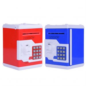 Mini tirelire electronique pour enfants, cadeau ideal, bleu - Neuf