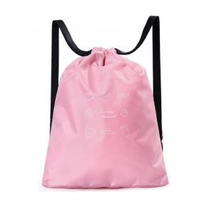 Maillot De Bain Sac De Rangement Séparation Humide Et Sèche Sac Étanche Sac À Dos Pour Tous Les Âges Équipement De Natation Rose S - Neuf