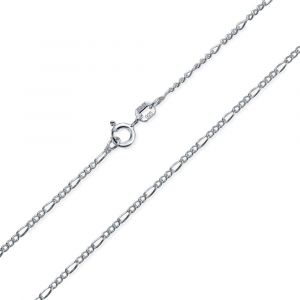 Kal-Collier Cha&icirc;ne &Agrave; Maillons Figaro En Argent Sterling Plaqu&eacute; Or Jaune &Eacute;pais Ou Fin Unisexe Pour Hommes Femmes 14-24 Pouces - Neuf