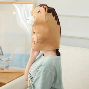 Mignon Abeille Paroth Perroquet Vache Cheval T&ecirc;te Doux En Peluche Poup&eacute;e Couvre-Chef Chapeau Dormir Toy_A - Neuf