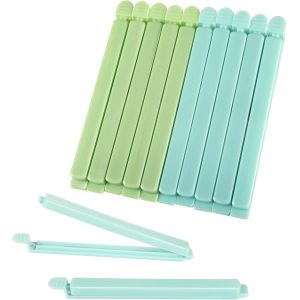 Letnerny-Lot De 10 Clips Colorés Pour Sac Alimentaire - Clips Pour Sac De Rangement Alimentaire - Clips Colorés Pour Le Stockage Des Aliments - Pour La Maison, La Cuisine, Les Voyages, Le Camping - Neuf