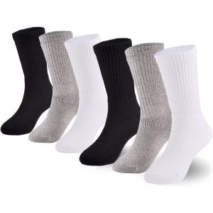 Kalanka-Chaussettes Pour Gar&ccedil;ons Et Filles, Pack De 6 Paires De Chaussettes &Eacute;paisses Et Rembourr&eacute;es En Coton Pour Le Sport Et La Course &Agrave; Pied. - Neuf