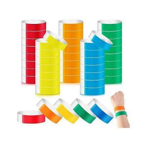 Lot De 500 Bracelets De Poignet Color&eacute;s En Papier,&Eacute;tanches,Pour &Eacute;v&eacute;nements,Publicit&eacute; Personnalis&eacute;e - Neuf