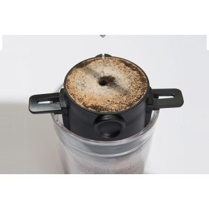 Filtre &Agrave; Caf&eacute; Manuel Portable En Acier Inoxydable, Type C&ocirc;ne, Id&eacute;al Pour Les Voyages Et Les Activit&eacute;s De Plein Air. - Neuf
