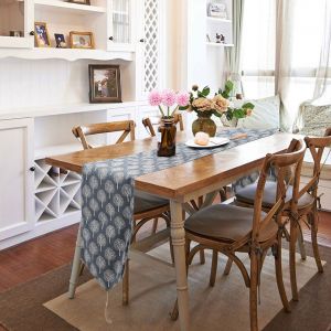 Hjlian Coussin De Table A Motif D'arbre Rustique En Coton Et Lin Lavable, Motif Floral, Gris Fonce, 30,5 X 40,9 Cm - Neuf
